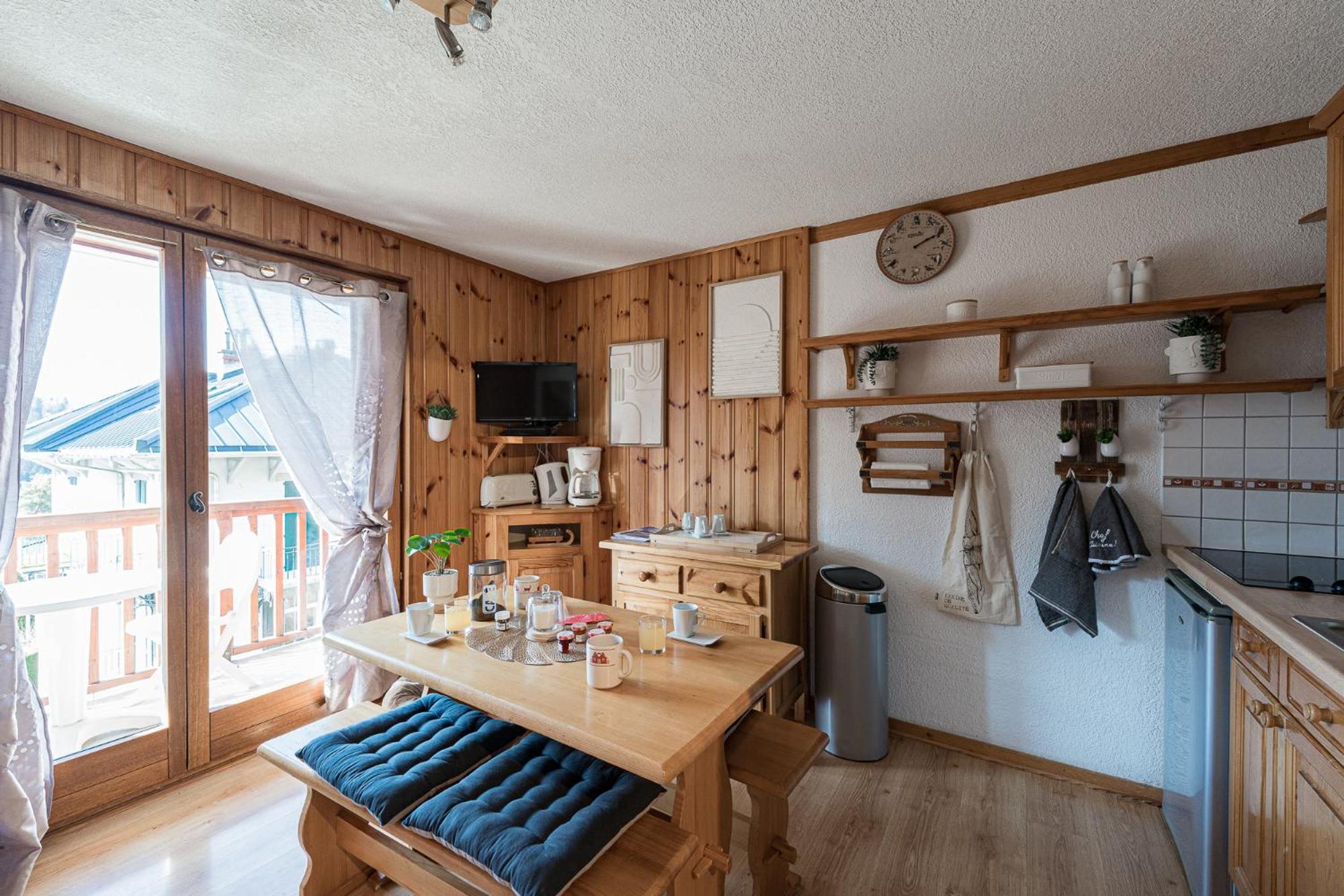 Ski Ou Thermes? Un Appt Cabine Avec Vue Magnifique Saint-Gervais-les-Bains Eksteriør billede