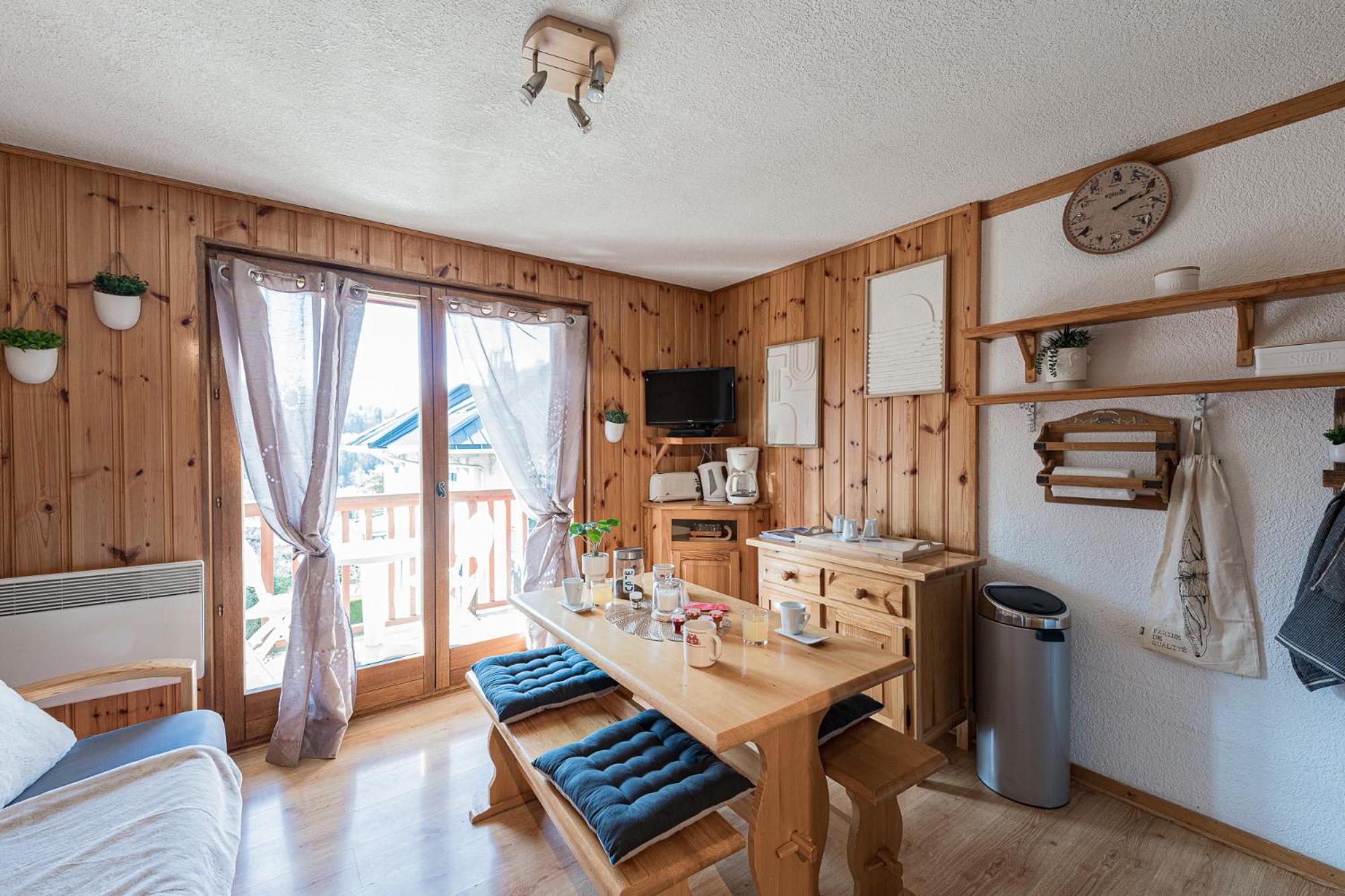 Ski Ou Thermes? Un Appt Cabine Avec Vue Magnifique Saint-Gervais-les-Bains Eksteriør billede