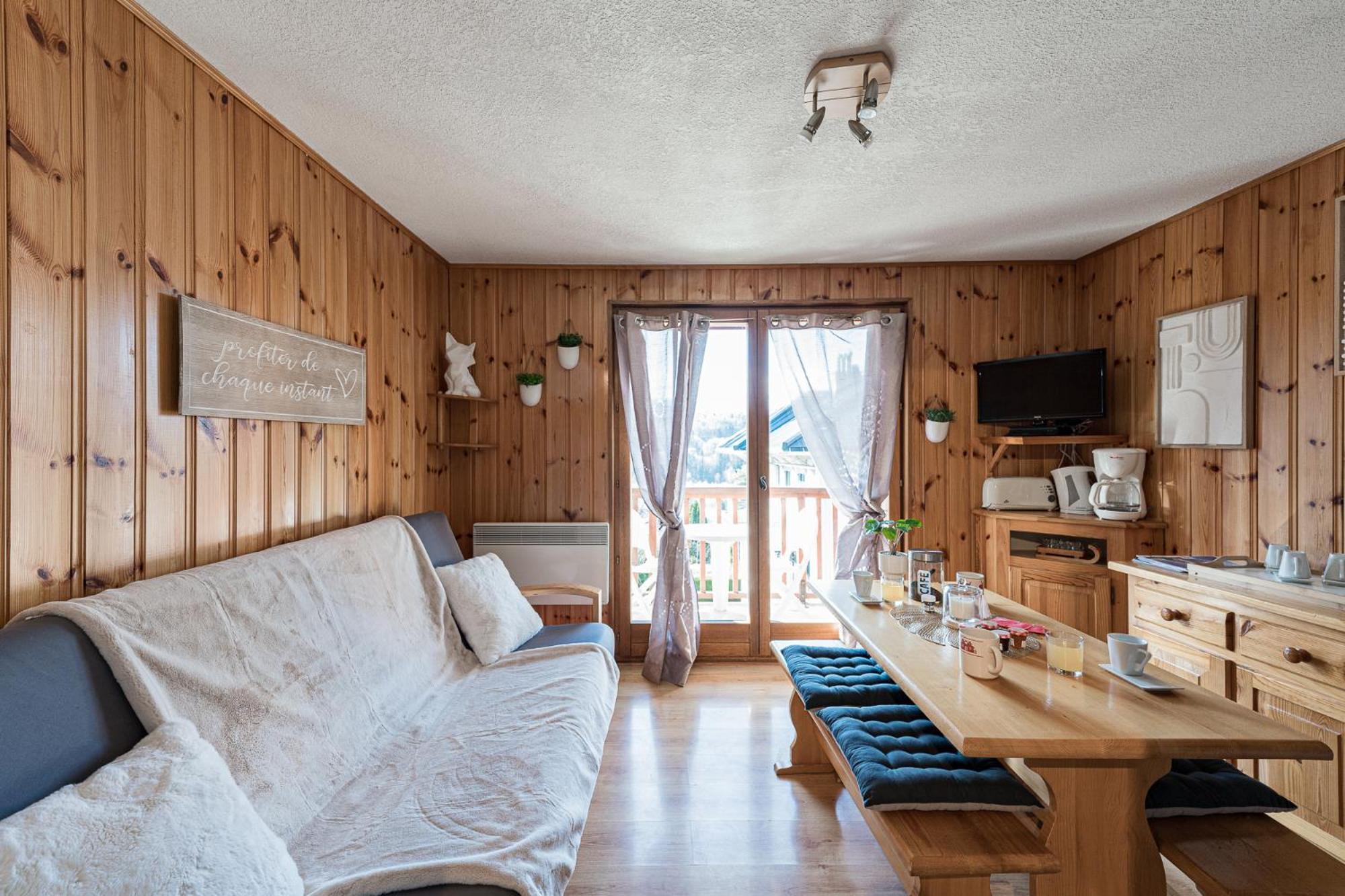 Ski Ou Thermes? Un Appt Cabine Avec Vue Magnifique Saint-Gervais-les-Bains Eksteriør billede