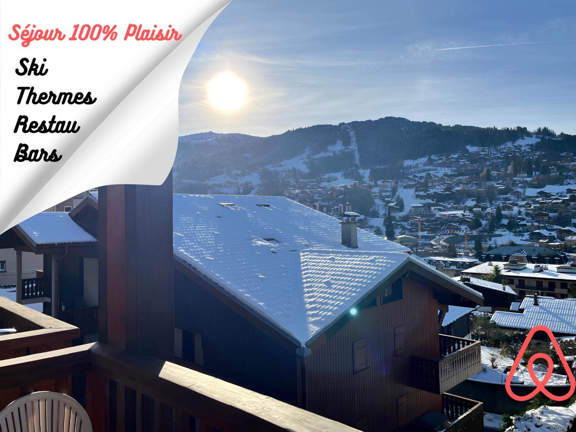 Ski Ou Thermes? Un Appt Cabine Avec Vue Magnifique Saint-Gervais-les-Bains Eksteriør billede